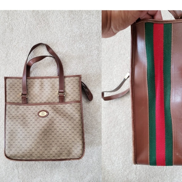 Gucci Handbags - Authentic Vintage Gucci Tote Handbag